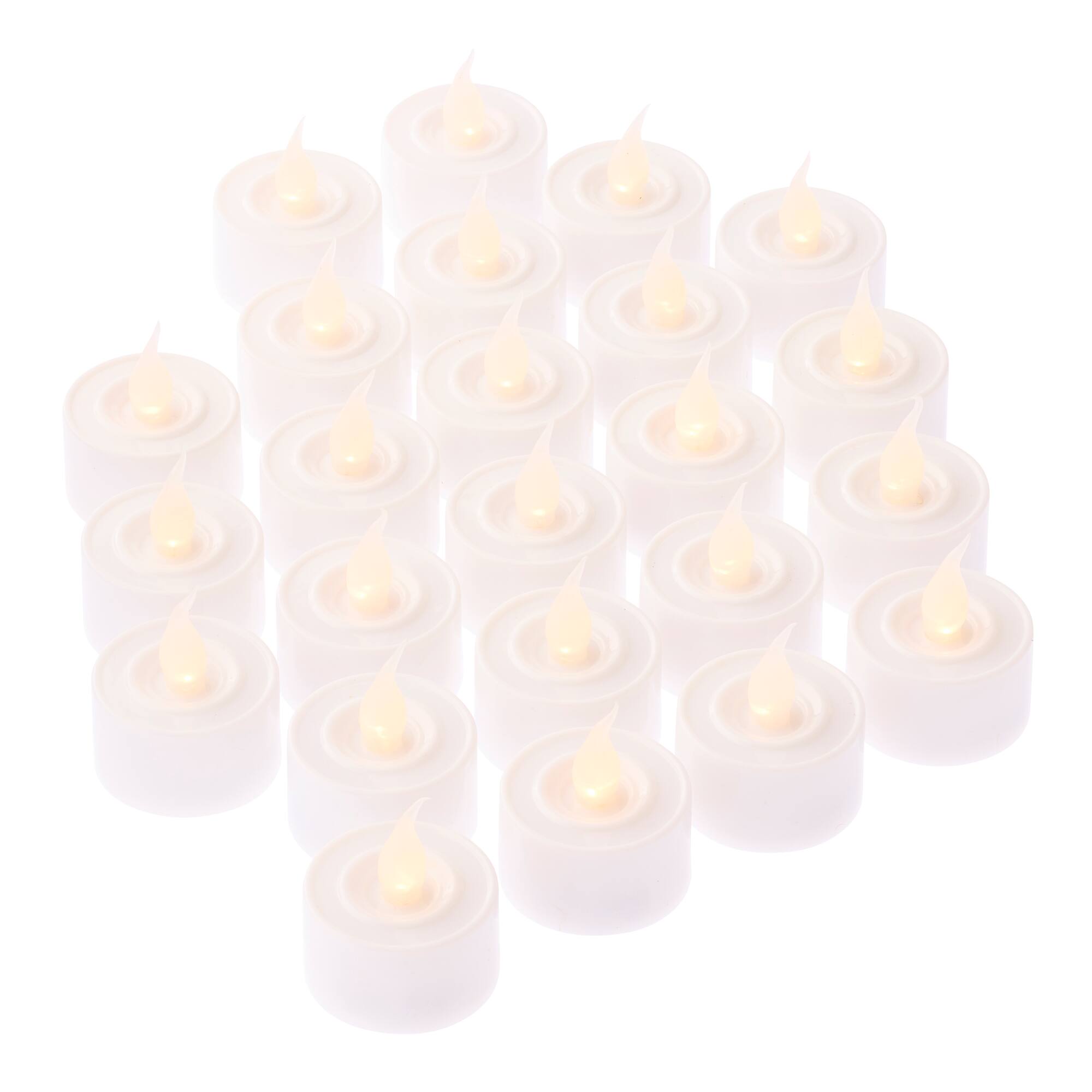 White Flameless Tealights, 24ct. by Ashland®